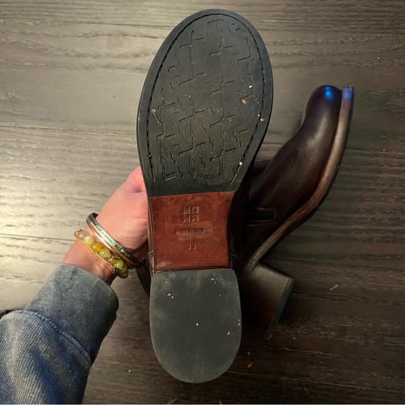 MOMA Italian real leather boots,excellent condition,size 39(8.5),chestnut colour - Picture 4 of 14